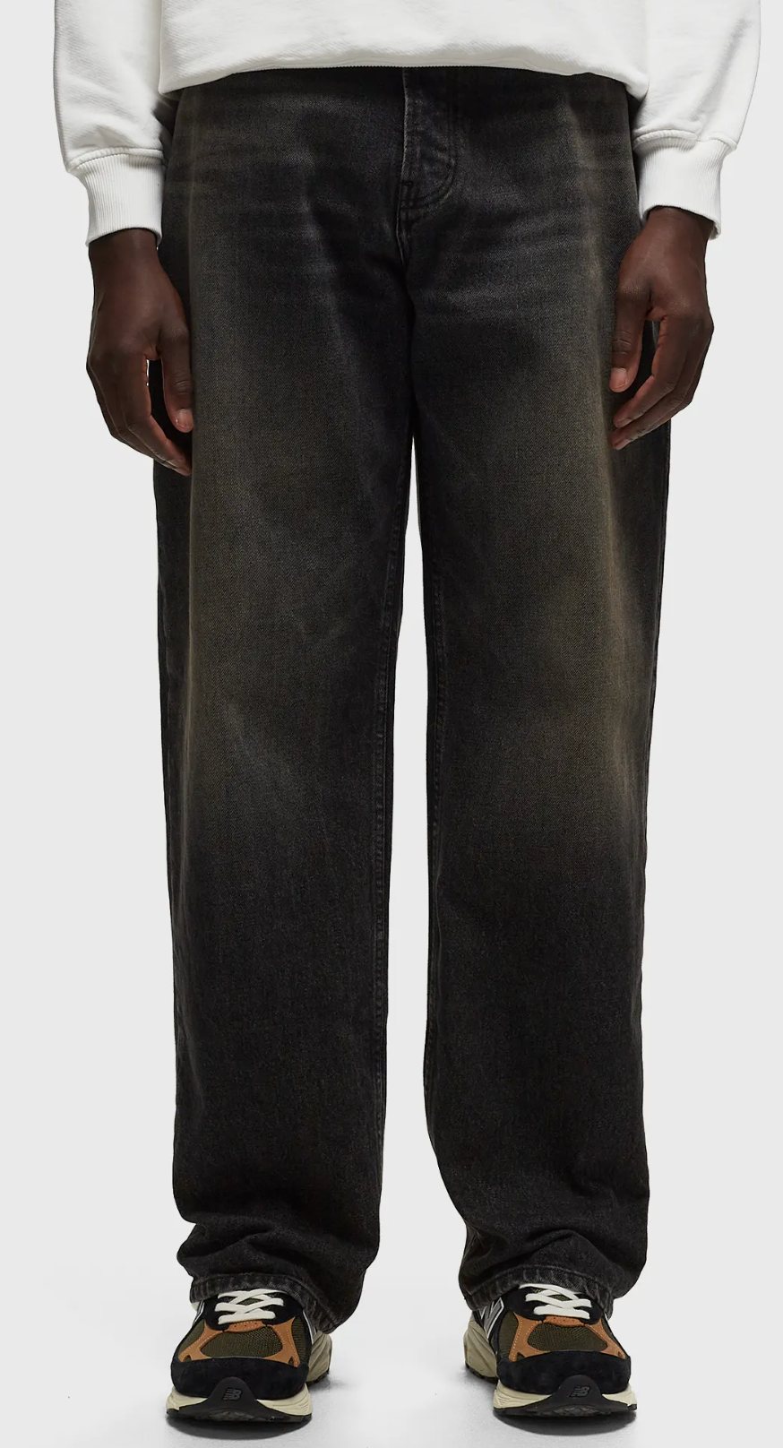 RHUDE Authenitc Wide Leg Black Denim Mens Jeans Size 32 MSRP:$795.00