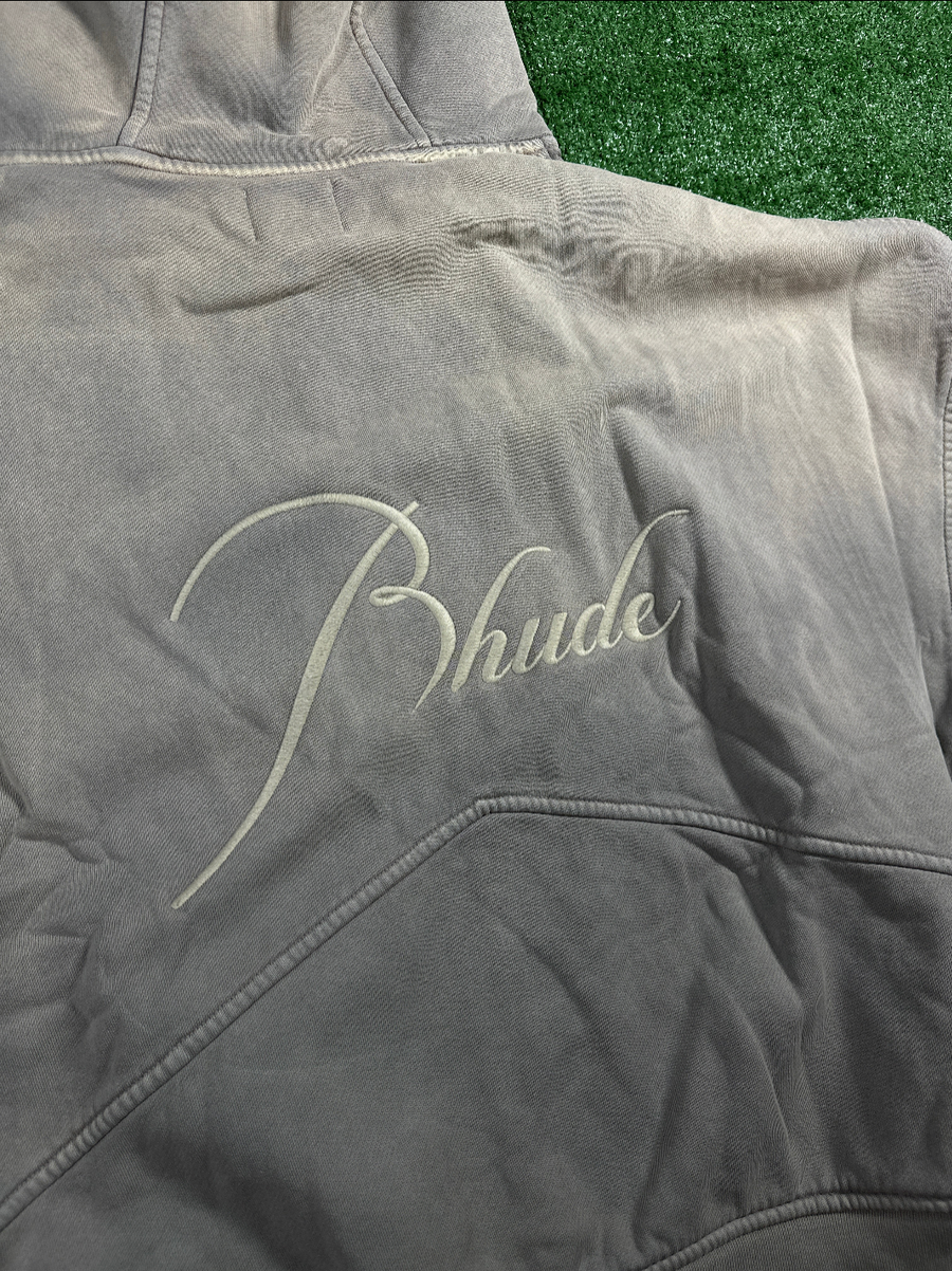 Rhude 'Sundry Elephant' Men's Full-Zip Hoodie (Minor Flaw) Brand New - Size Large