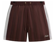 Kith Pinstripe Tricot Active Men's Shorts - Magma Red - Size Medium