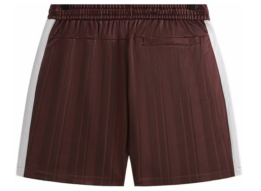 Kith Pinstripe Tricot Active Men's Shorts - Magma Red - Size Medium