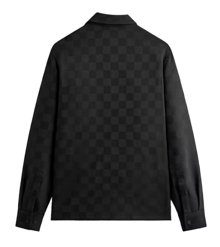 Kith Boxy Collared Overshirt Black Size Small BRAND NEW