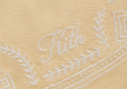 Kith Raw Hem Denim Apollo Shirt Blonde Size Small BRAND NEW