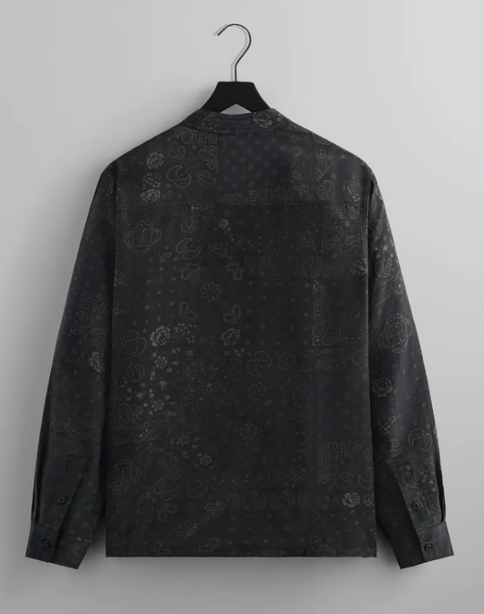 Kith Cupro Linen Sullivan Gi Shirt - Black Size Medium BRAND NEW