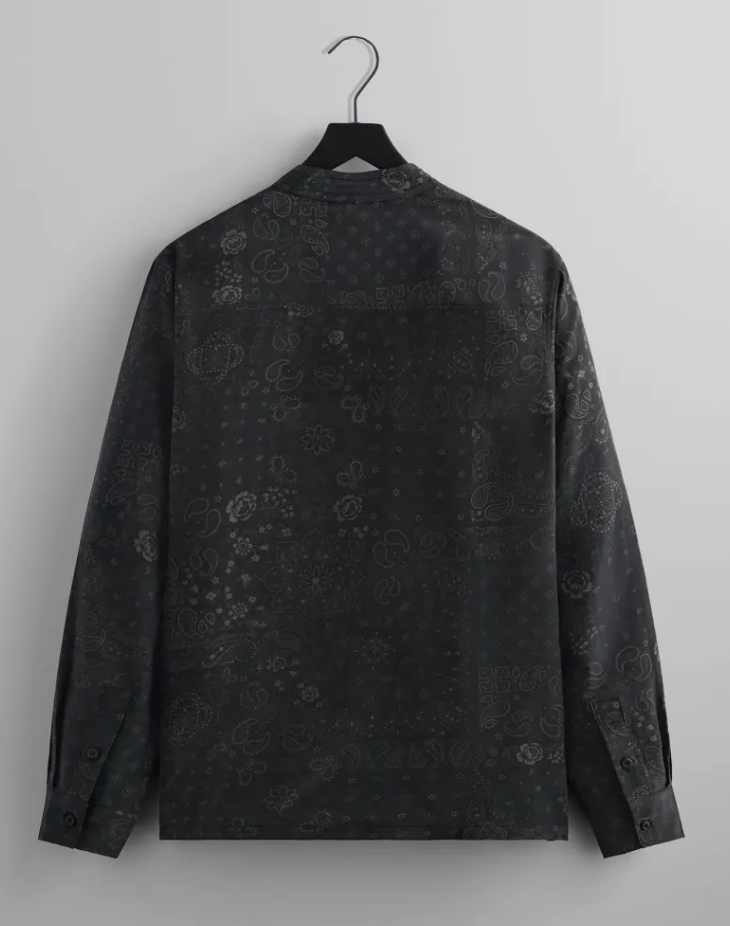 Kith Cupro Linen Sullivan Gi Shirt - Black Size Medium BRAND NEW