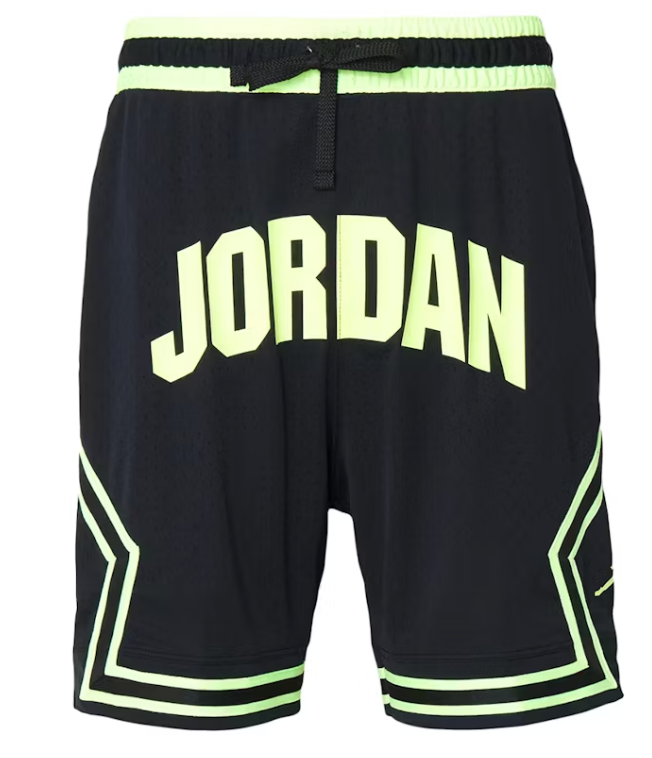 Nike Jordan Men’s Sz XS Sport Dri-Fit Diamond Shorts Black Volt FV8612-010