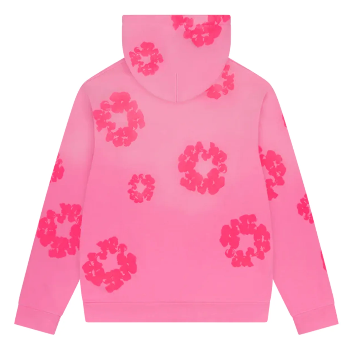 Denim Tears Mono Cotton Wreath Pink Hoodie Size MD