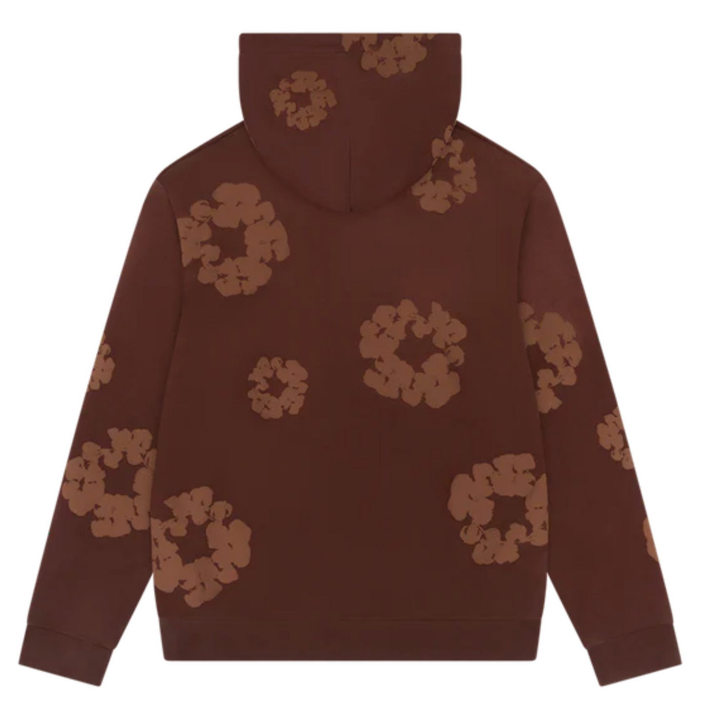 Denim Tears Mono Cotton Wreath Brown Hoodie Size SM