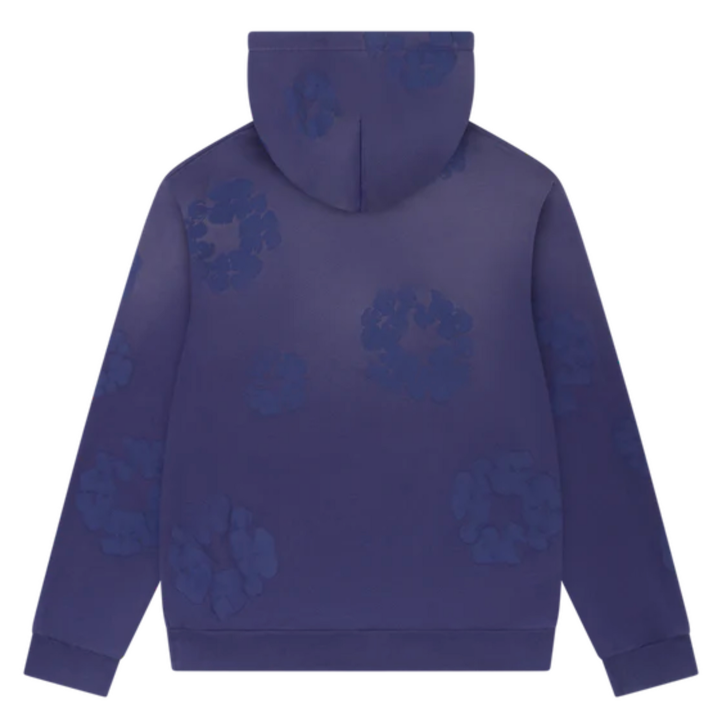 Denim Tears Mono Cotton Wreath Washed Blue Hoodie Size XL