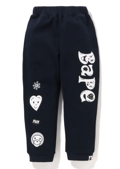 Bape Kids x Chocomoo Sweatpants Navy Size 140 K