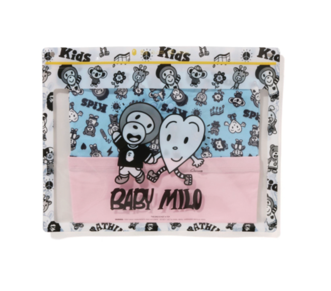 Bape Kids X Chocomoo Pink Baby Milo Friends Romper Size 80