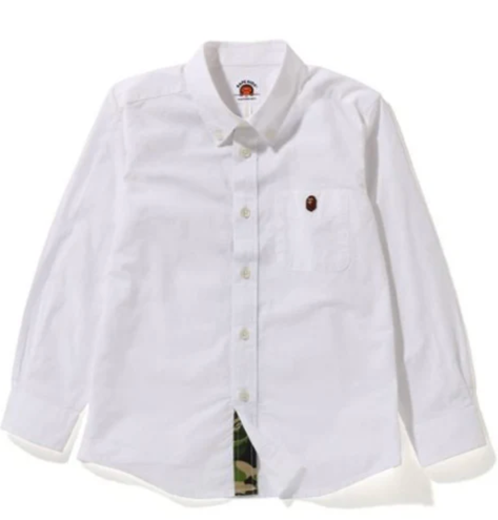 Bape Kids ABC Camo Shirt Jr White SIze 150 K