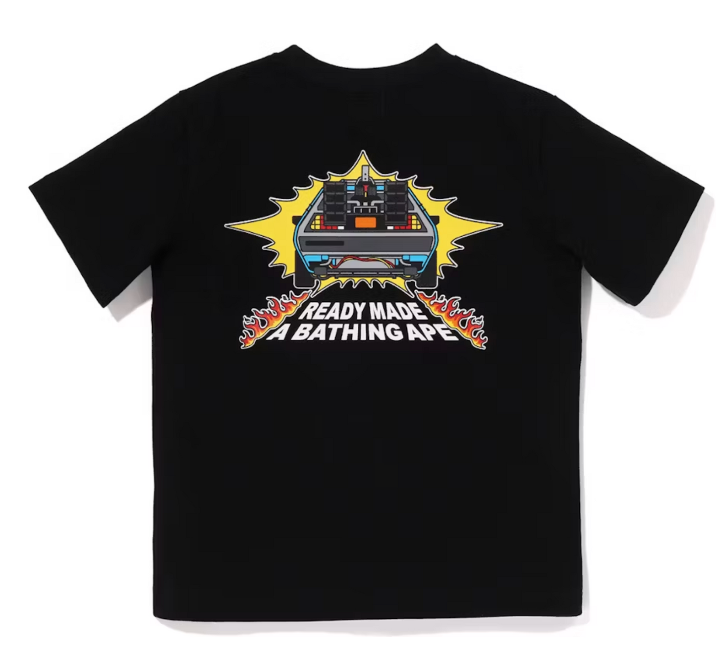 Bape Kids 15th Anniv. x Readymade Back To The Future Tee Black Size 130 K