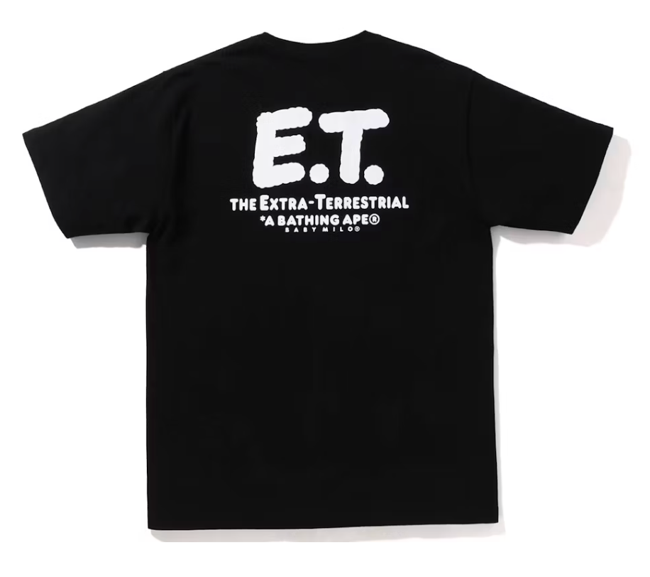 Bape Kids x E.T. Baby Milo Tee Black Size 100 K