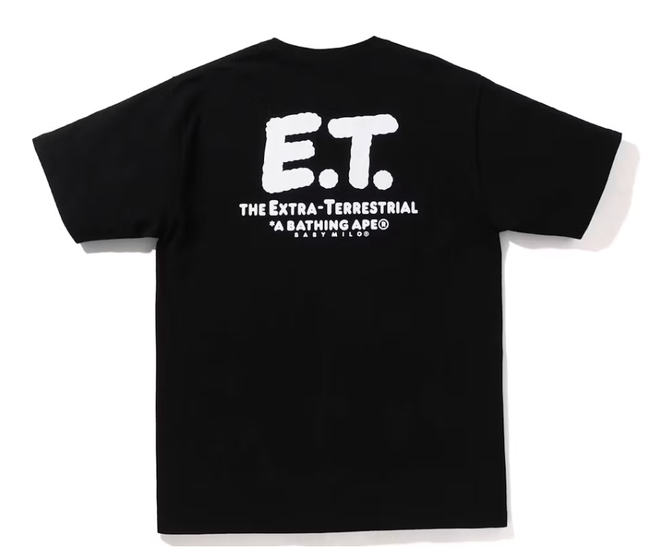 Bape Kids x E.T. Baby Milo Tee Black Size 110 K
