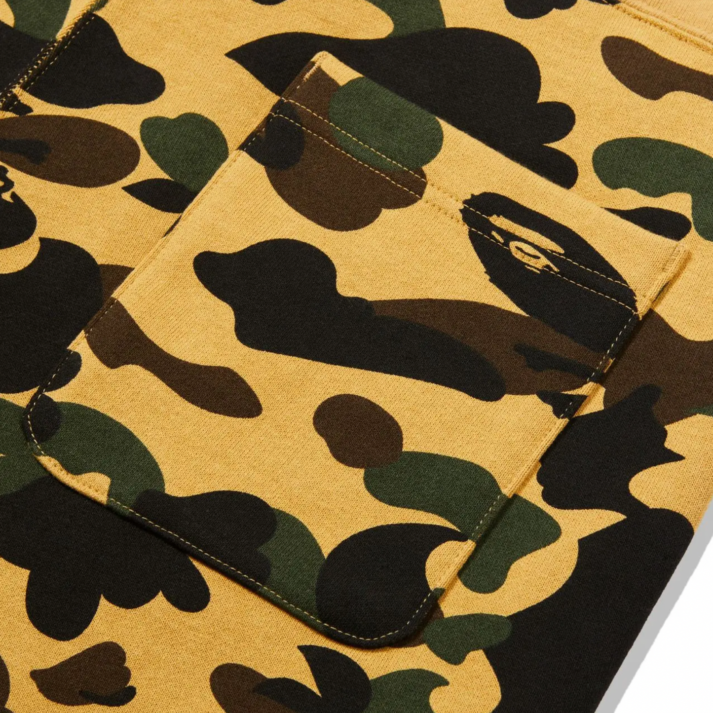 Bape X Mastermind Shark Camo Yellow Slim Sweatpants Size XXL