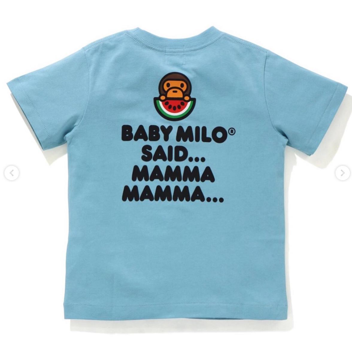 Bape Kids Baby Milo Watermelon Summer Tee Blue Size 130 K