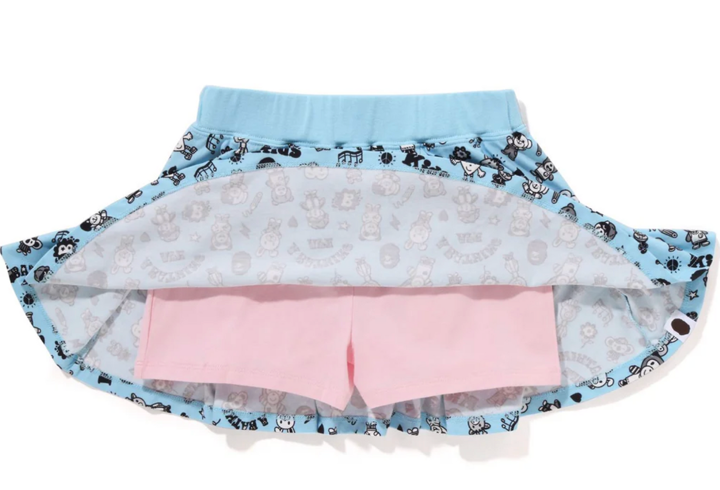 Bape Kids x Chocomoo Milo Friends Skirt Blue Size 120 K