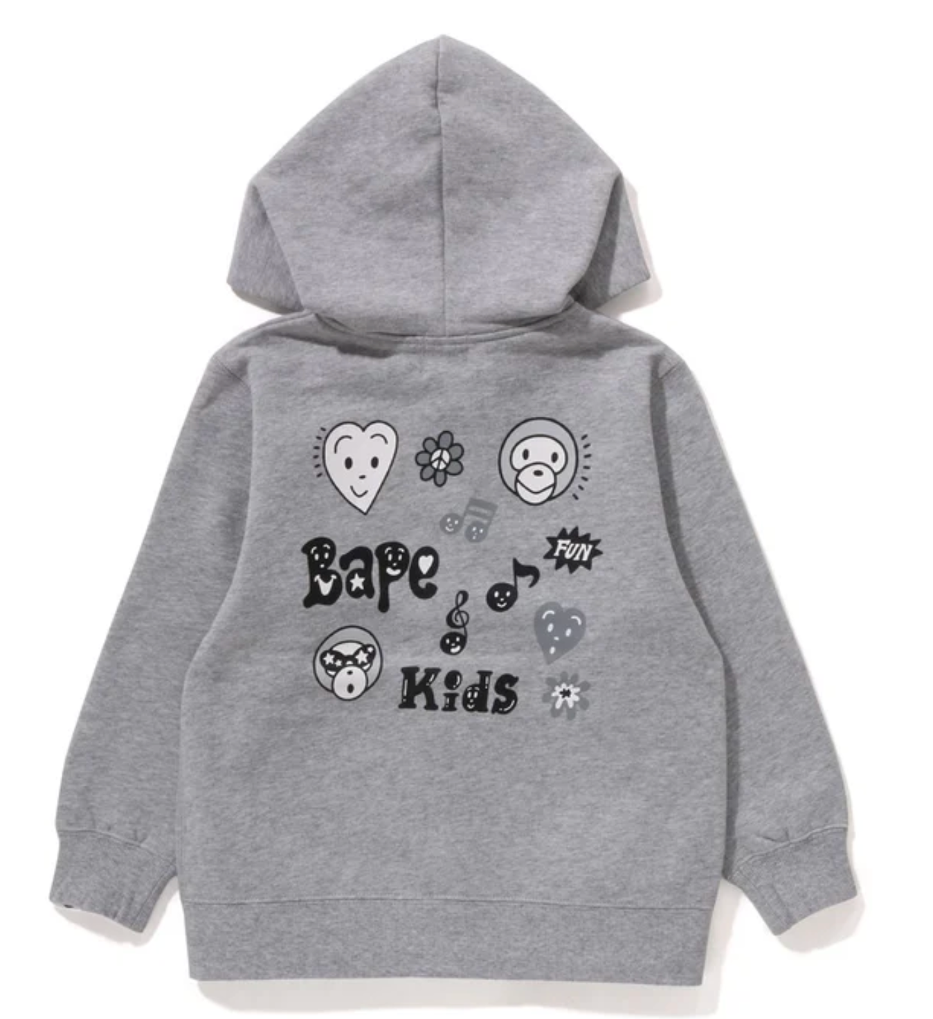 Bape Kids x Chocomoo Zip Hoodie Grey Size 120 K