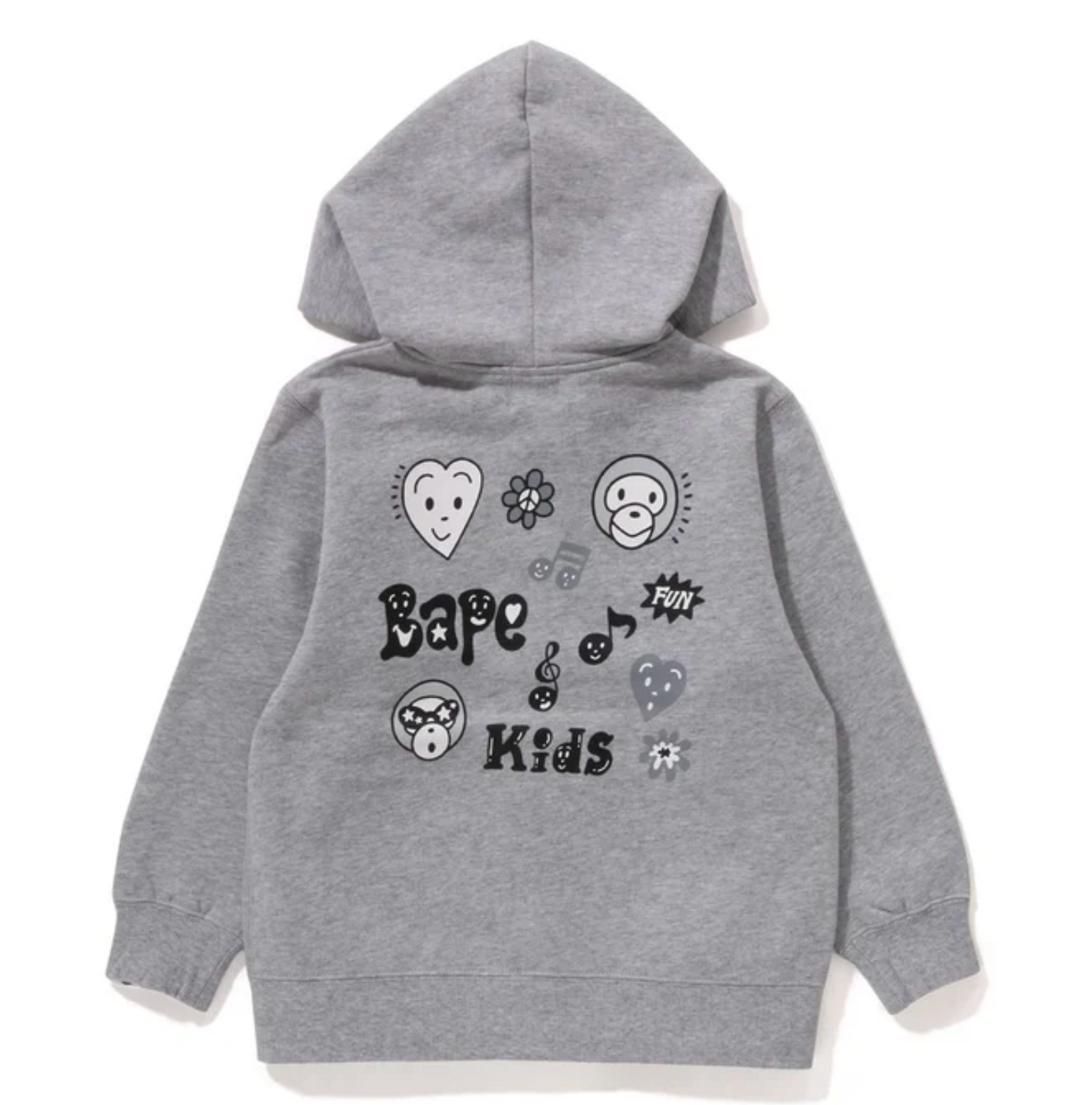 Bape Kids x Chocomoo Zip Hoodie Grey Size 130 K