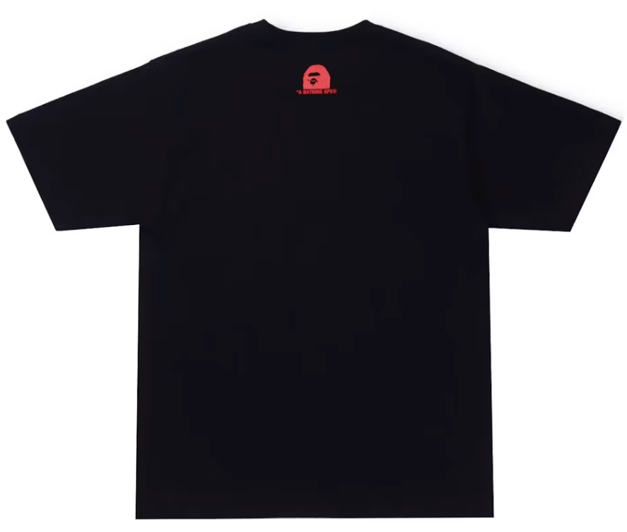 Bape Kids Check Gift Ape Head Tee Black Size 120 K