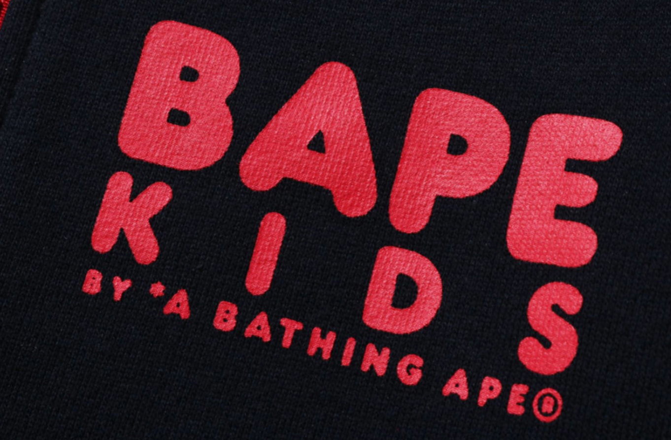 Bape Kids Baby Milo Pocket Zip Hoodie Navy Size 120 K