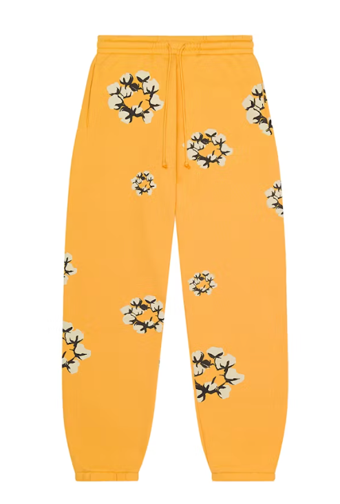 Denim Tears x Cactus Plant Flea Market Cactus Tears Wreath Sweatpants 'Yellow'