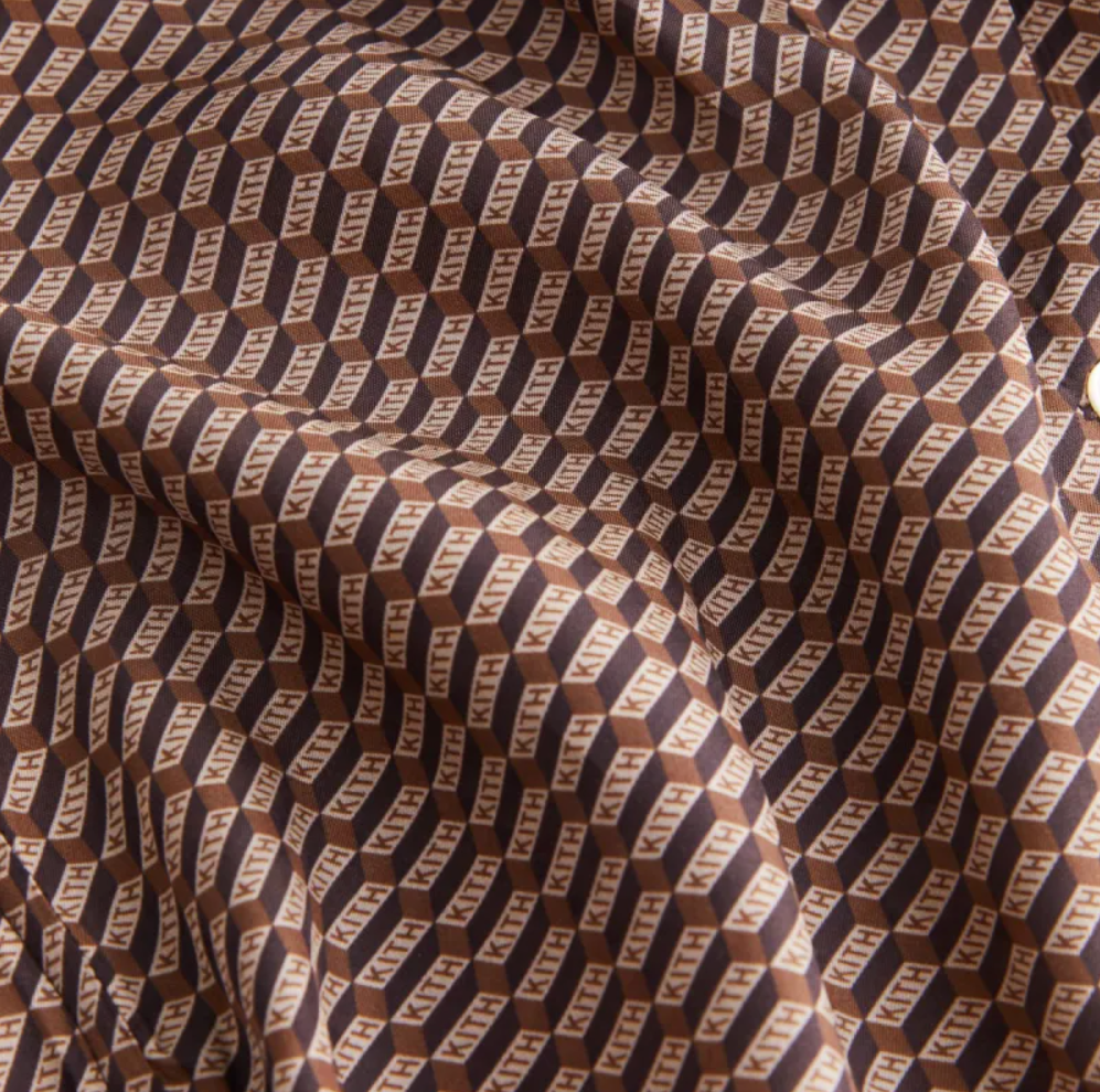 Kith Women's Mulberry Sheer Monogram Tee - Canvas - Size Small