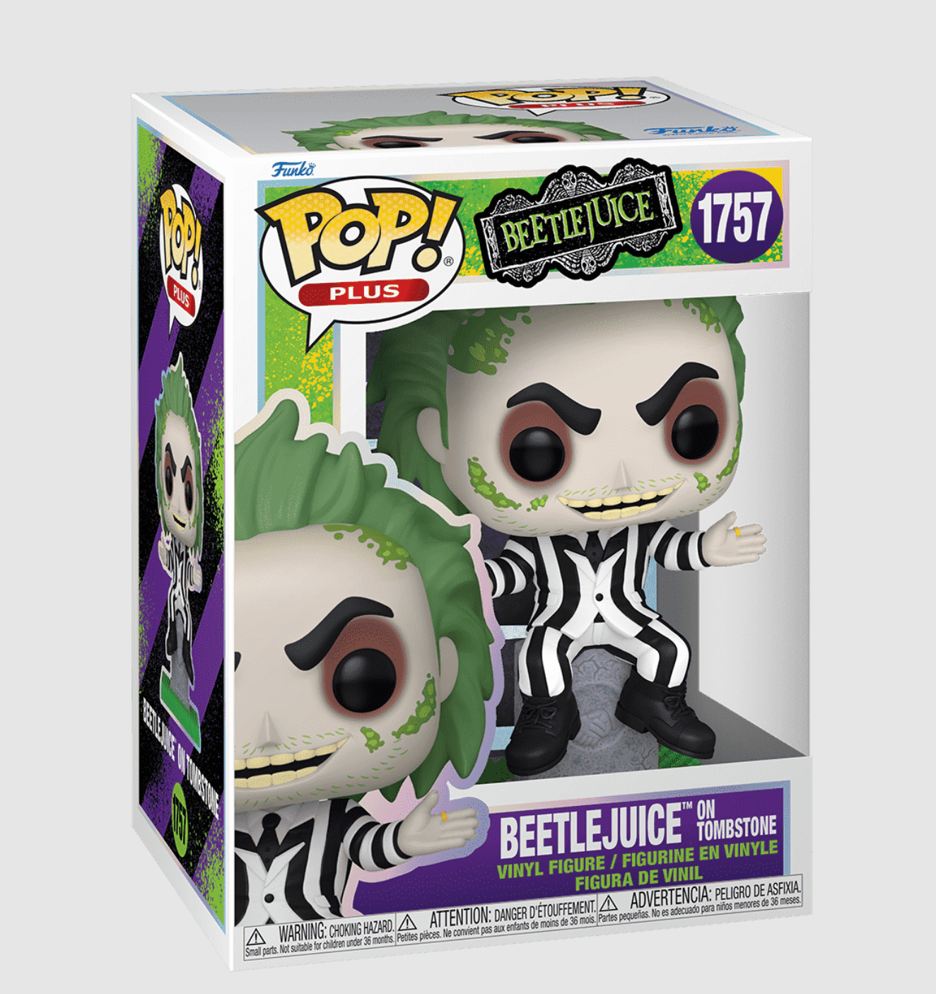 Funko Pop Plus Beetlejuice on Tombstone 1757