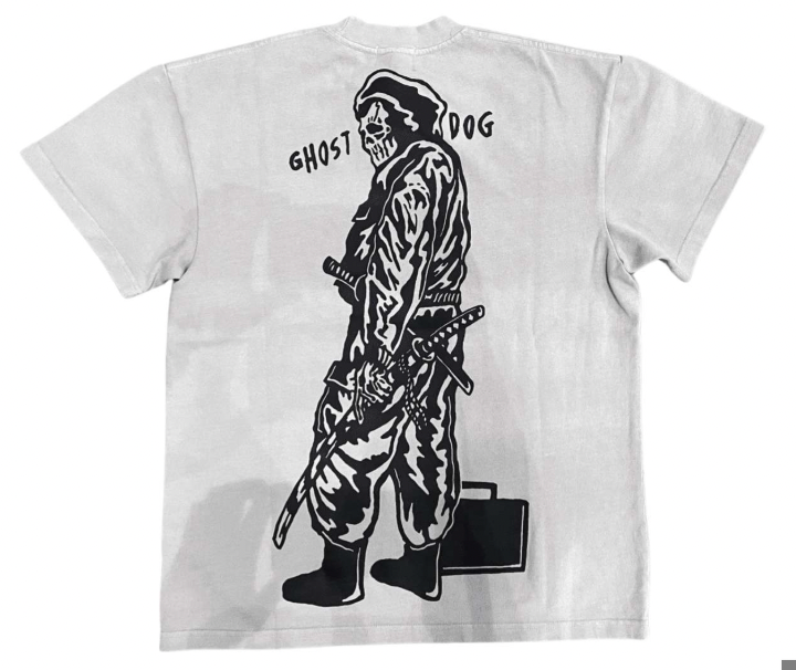 NEW Warrren Lotas Exclusive 'Ghost Dog' Gray T-Shirt SM