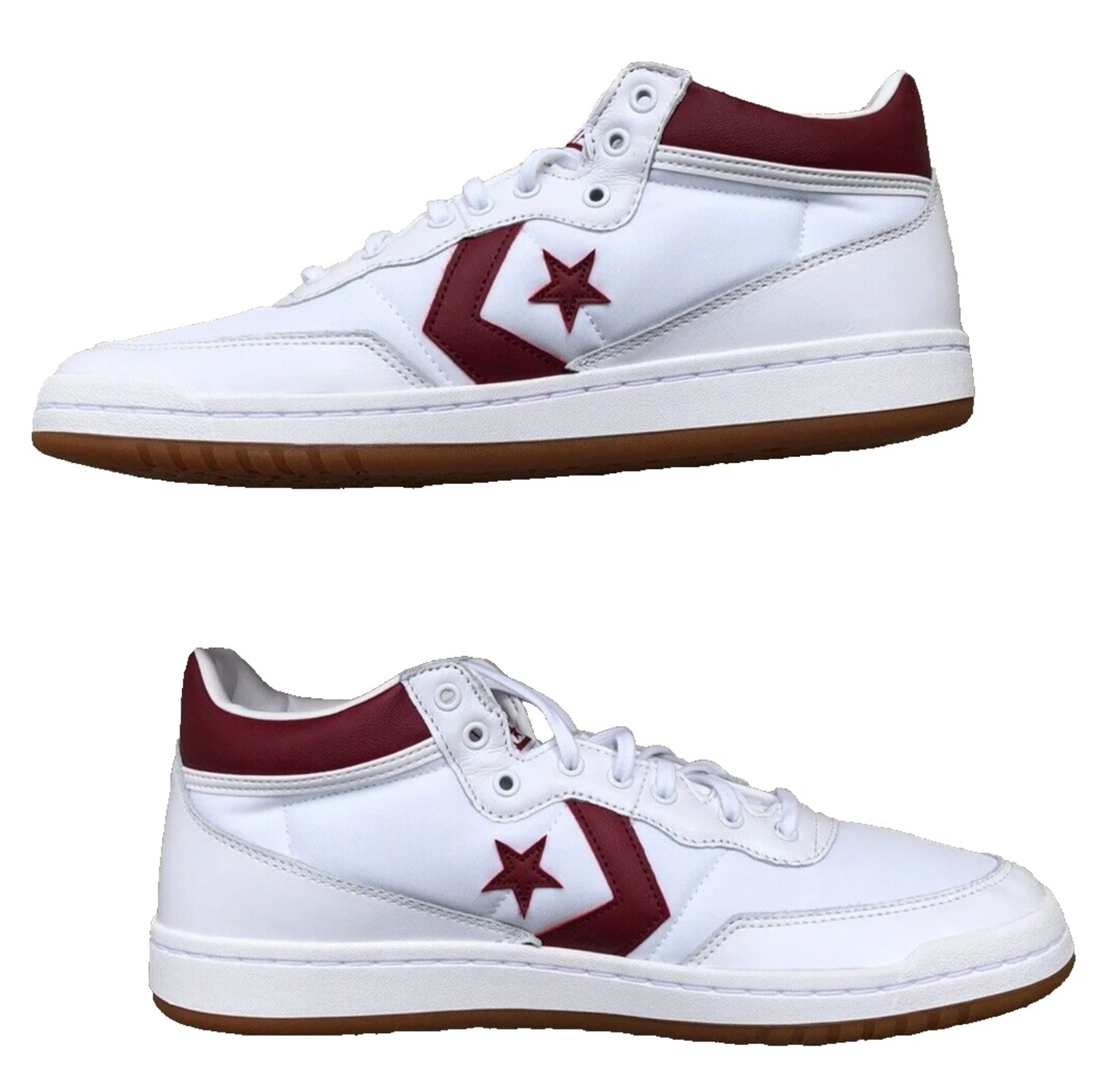 Converse Fastbreak Pro Mid 'White/Team Red' Sneakers 8.5M MSRP: $85.00