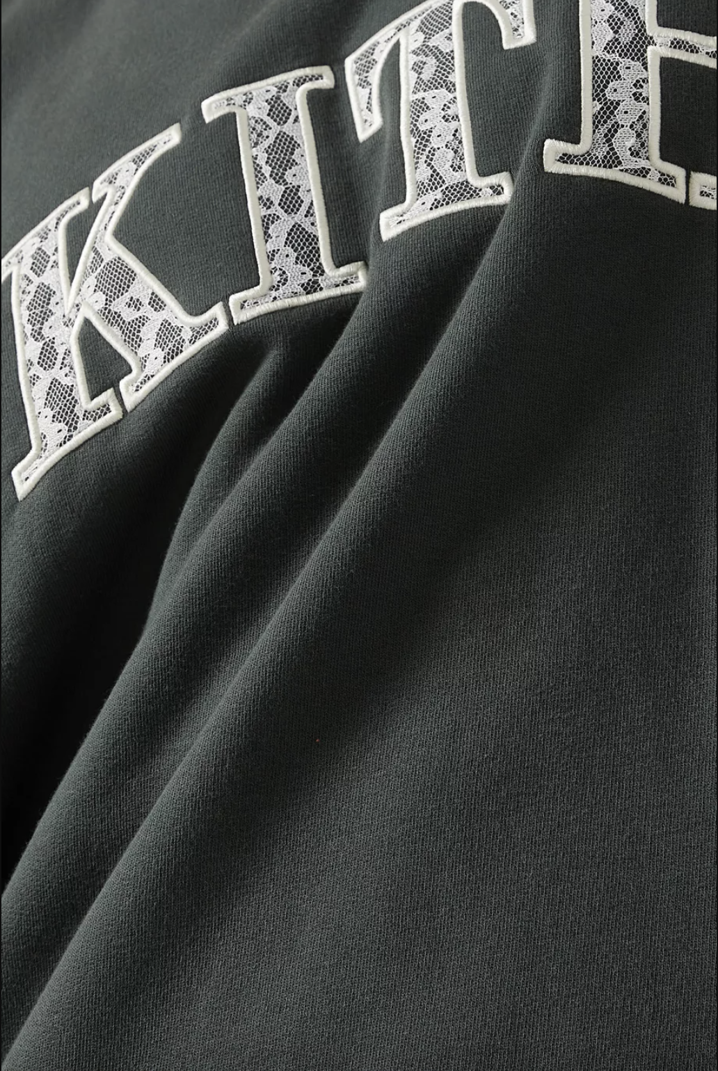 KITH Men's Arched Lace Nelson Crewneck Sweater - Machine - Size Small BRAND NEW