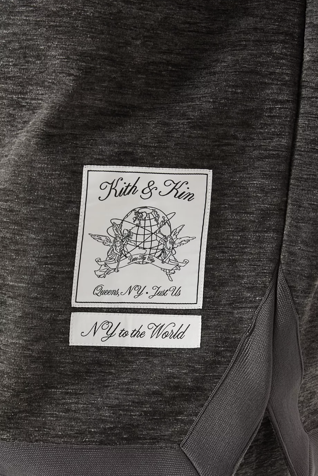 KITH Men's Chenille Woodpoint Shirt - Somber Grey - Size Large