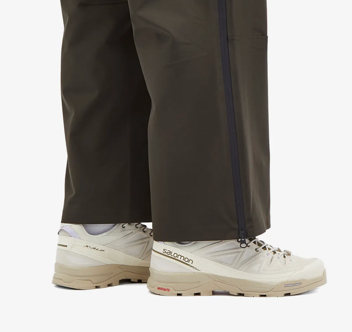 Salomon X-ALP LTR Almond Milk/White Pepper/Olive Sneakers - 11M