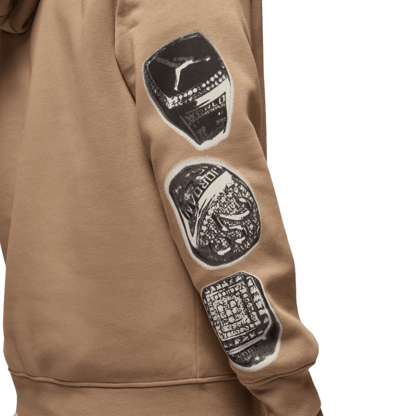 Brand New Air Jordan MVP Fleece Hoodie 'Desert Camo/Sail' (HF9303 257) Size XL