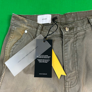 RHUDE Authentic Reza Double Knee Olive Pants Mens Size Medium MSRP:$975.00