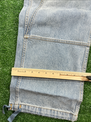 RHUDE Authentic Reza Denim Double Knee Indigo Pants Mens Size XL MSRP:$975.00