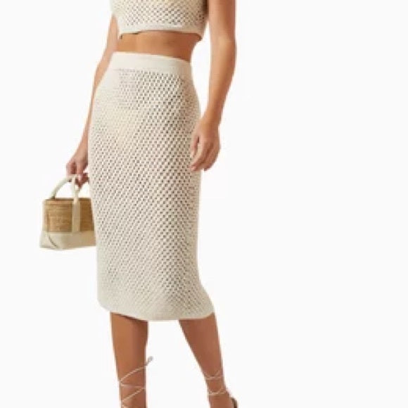 Rhea Midi Skirt XS MSRP: $150