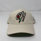 Central Hype Embroidered Rose Logo Beige SnapBack Hat