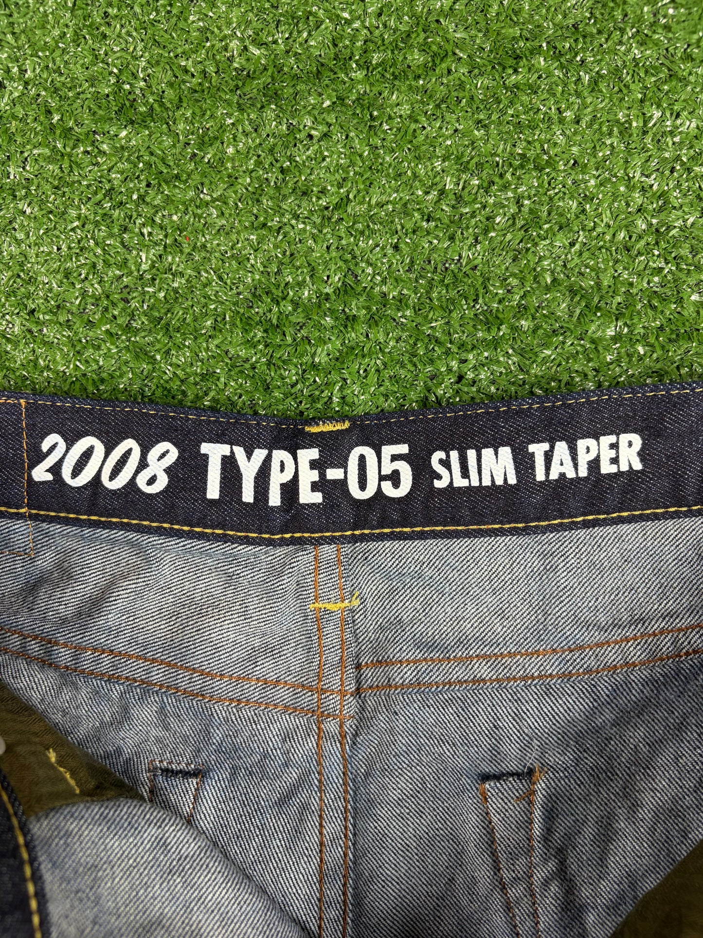 BAPE X OVO 2008 Type-05 Navy Denim Pants Size Medium