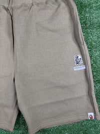Bape X Ursus Dark Green Cotton Sweatshorts Size Medium