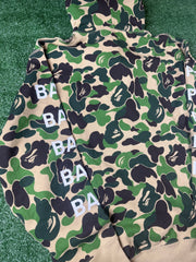 BAPE Big ABC Camo Relaxed Fit Full Zip Hoodie Size XL