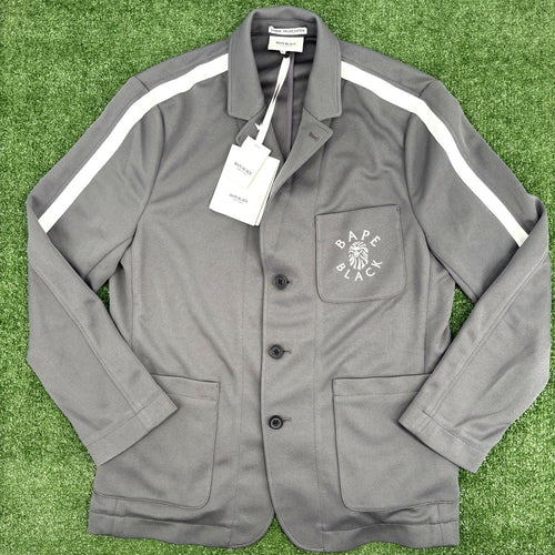 BAPE BLACK Japan Sport Blazer, Grey, Size Large (Retail $632)