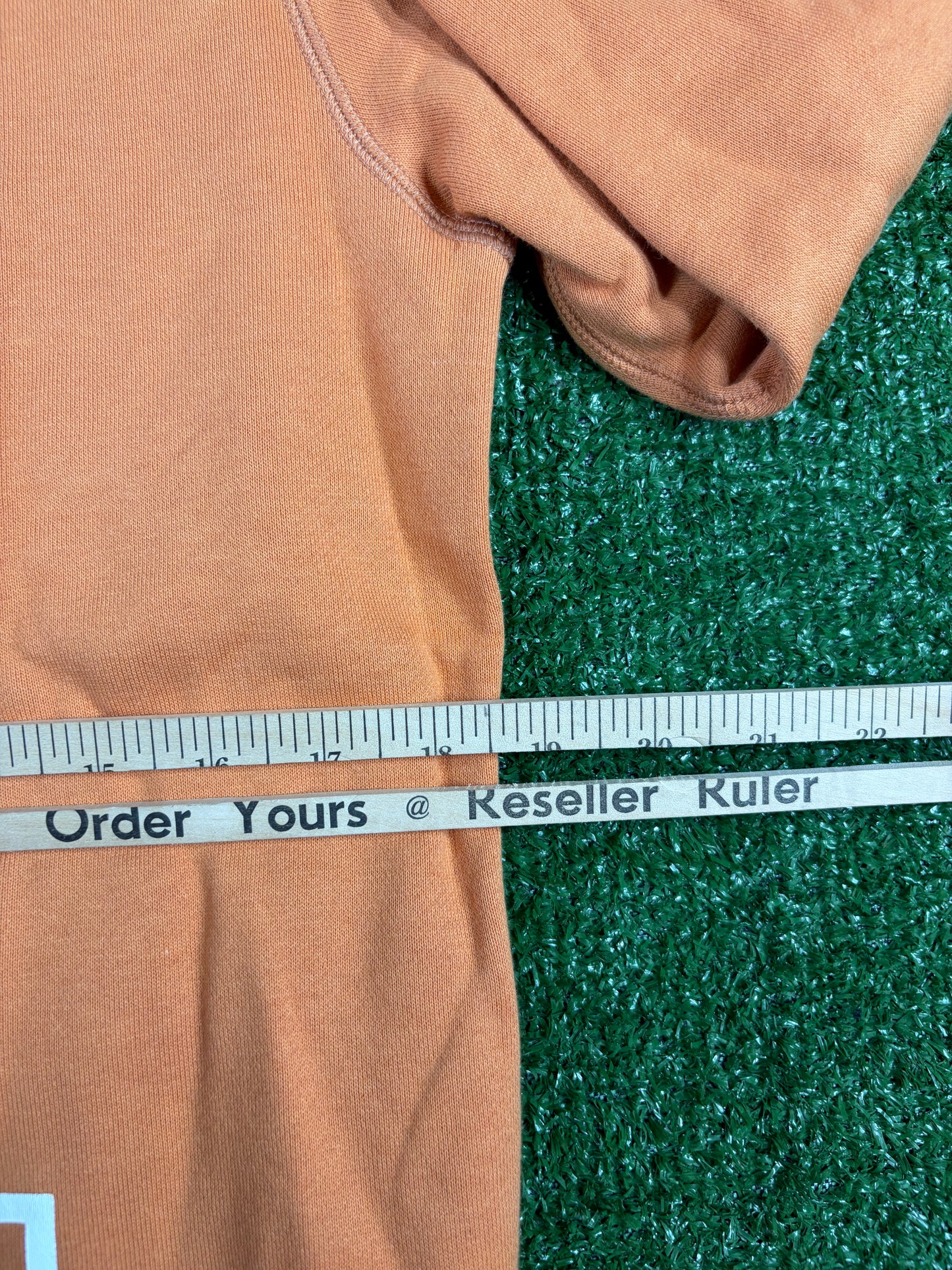 BAPE Embroidered Orange Shark Crewneck Sweater Large