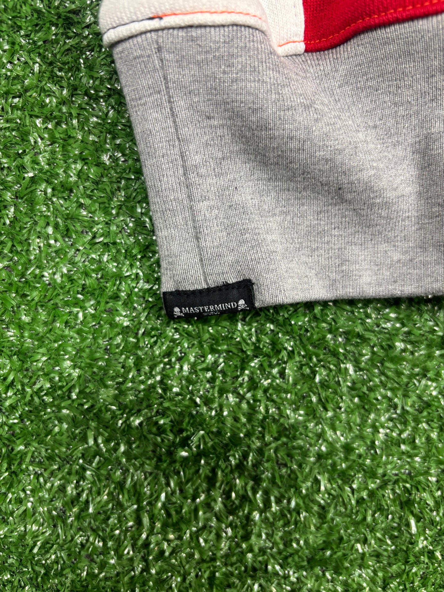 Mastermind World Vs. Bape Multi-Colored Red Hoodie Size Medium