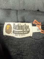 BAPE x E.T. Ape Head Full Zip-Up Black Hoodie XXL