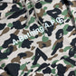 BAPE x A.P.C. Beige Camo Pullover Hoodie Size XXXL