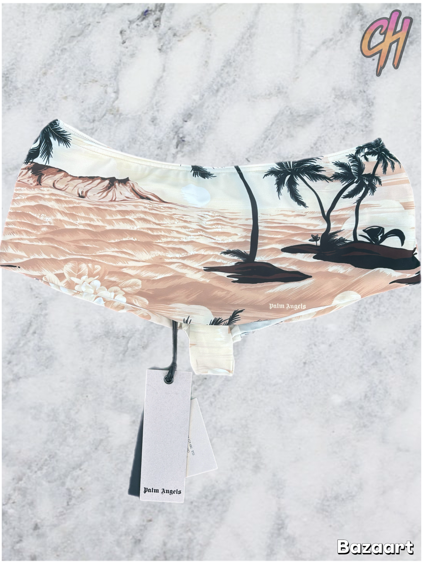 Palm Angels Women's Hawaiin Dream Bikini Culotte Bottom Size XS