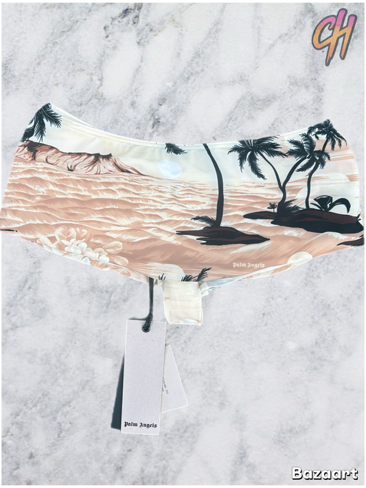 Palm Angels Women's Hawaiin Dream Bikini Culotte Bottom Size Large