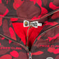 BAPE x Faze Clan Red Camo Full Zip Hoodie Size XXL