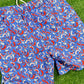 Vineyard Vines 'Shrimps' Printed Men's Blue Swimtrunks - Size Medium